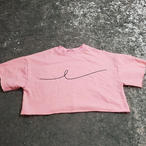 By Egreis Pink Cropped Tee